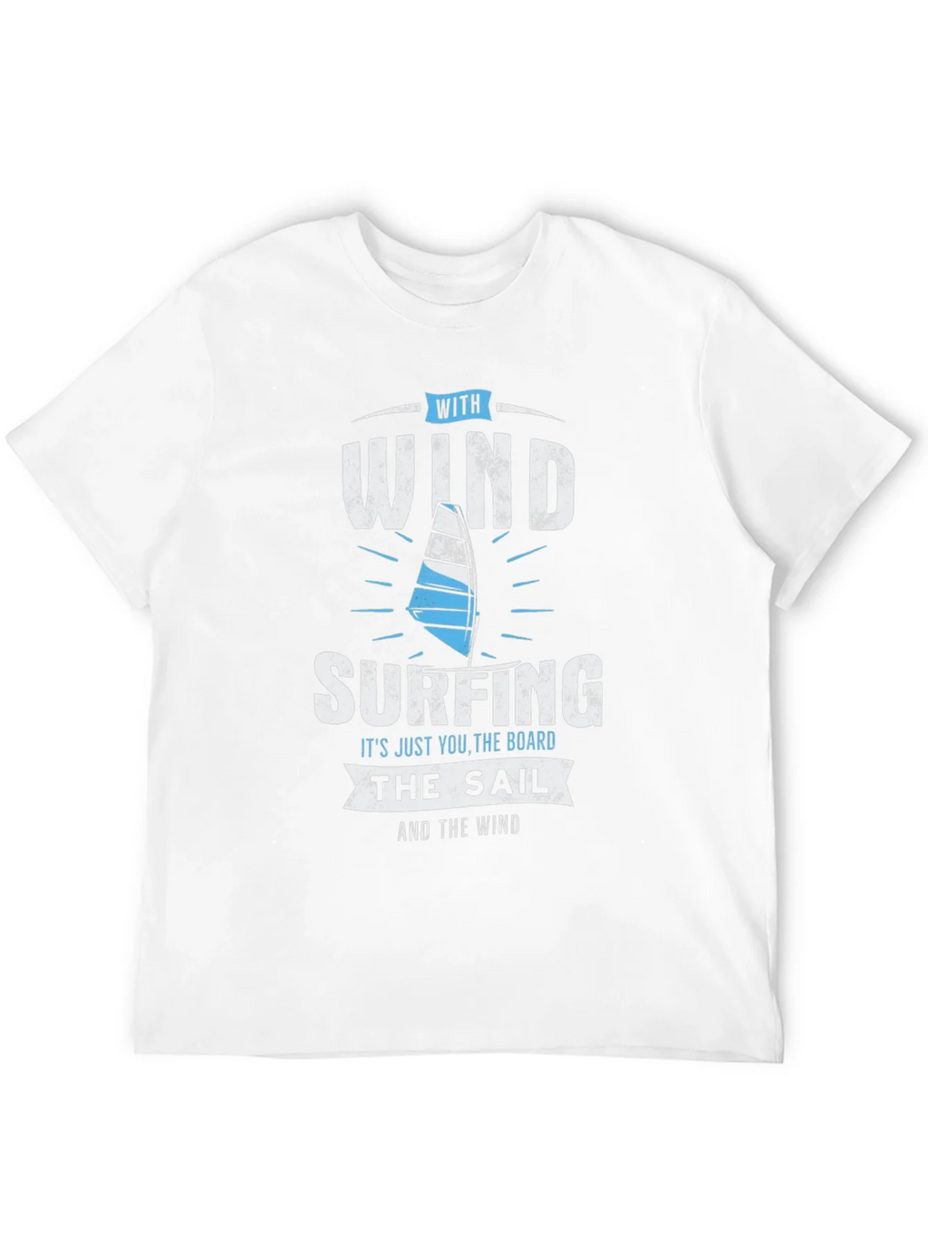 Windsurfing T-Shirt - Wind Sail and Board Design product image 11
