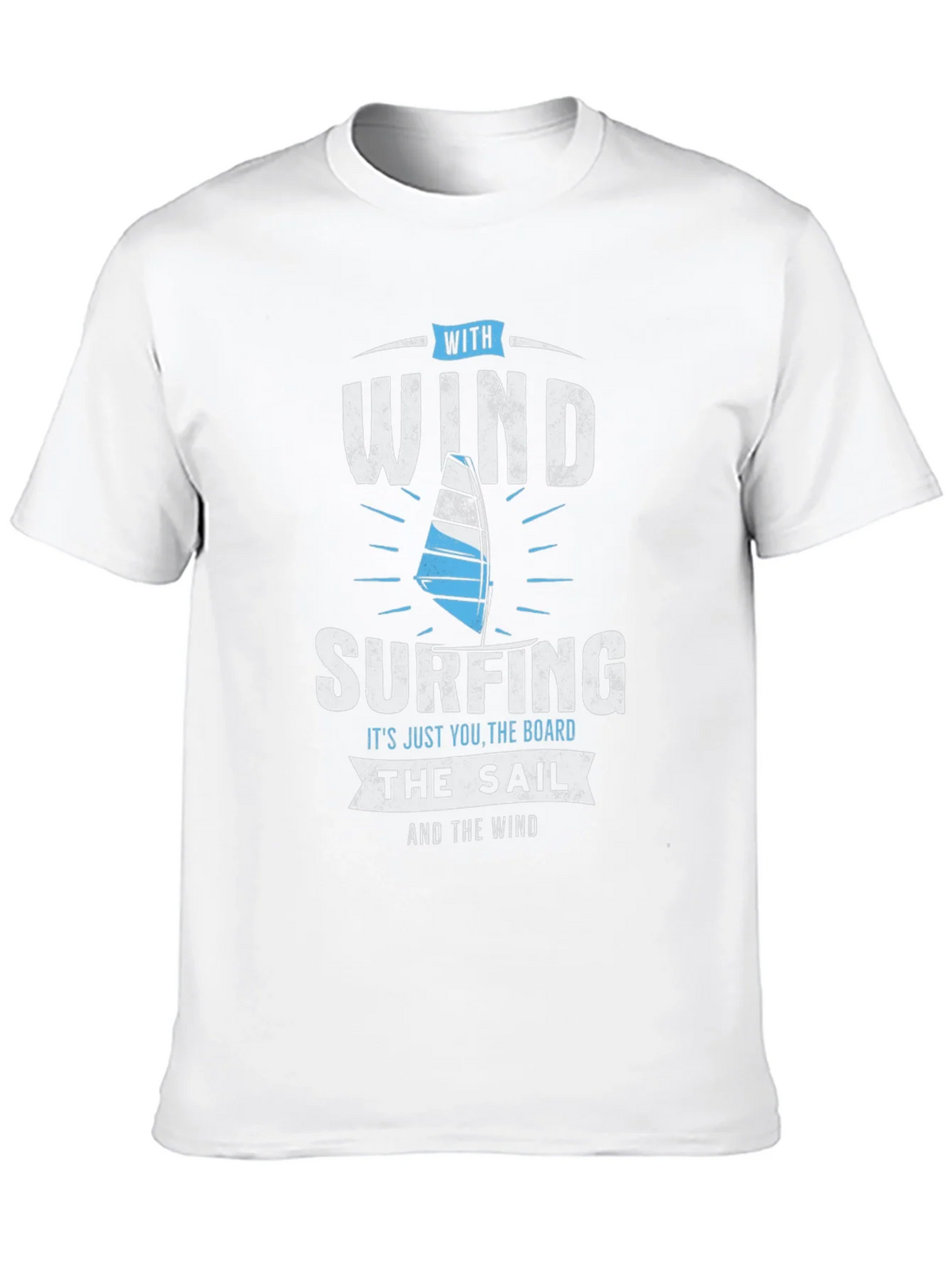 Windsurfing T-Shirt - Wind Sail and Board Design product image 9