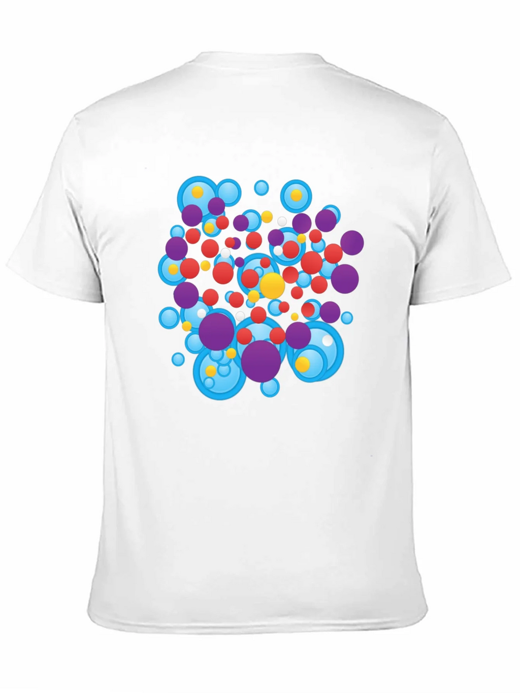 Abstract Circles Black T-Shirt product image 10