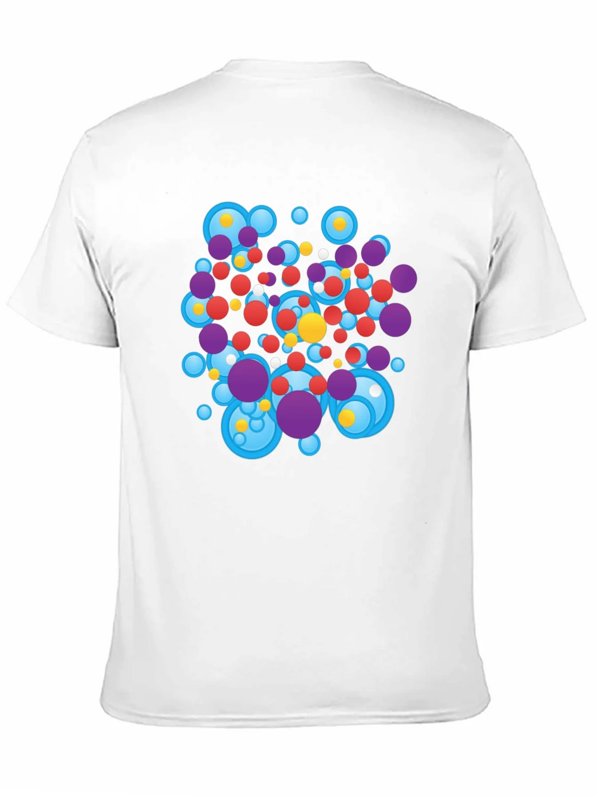 Abstract Circles Black T-Shirt product image 10