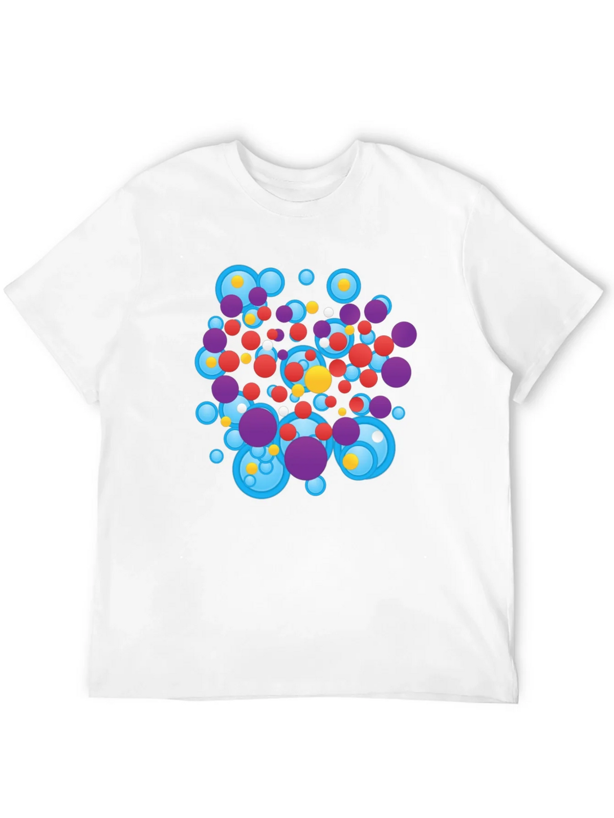 Abstract Circles Black T-Shirt product image 11