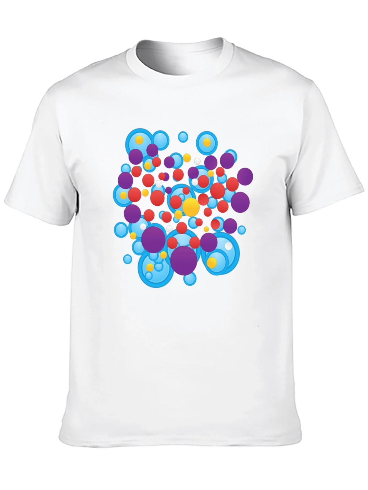 Abstract Circles Black T-Shirt product image 9