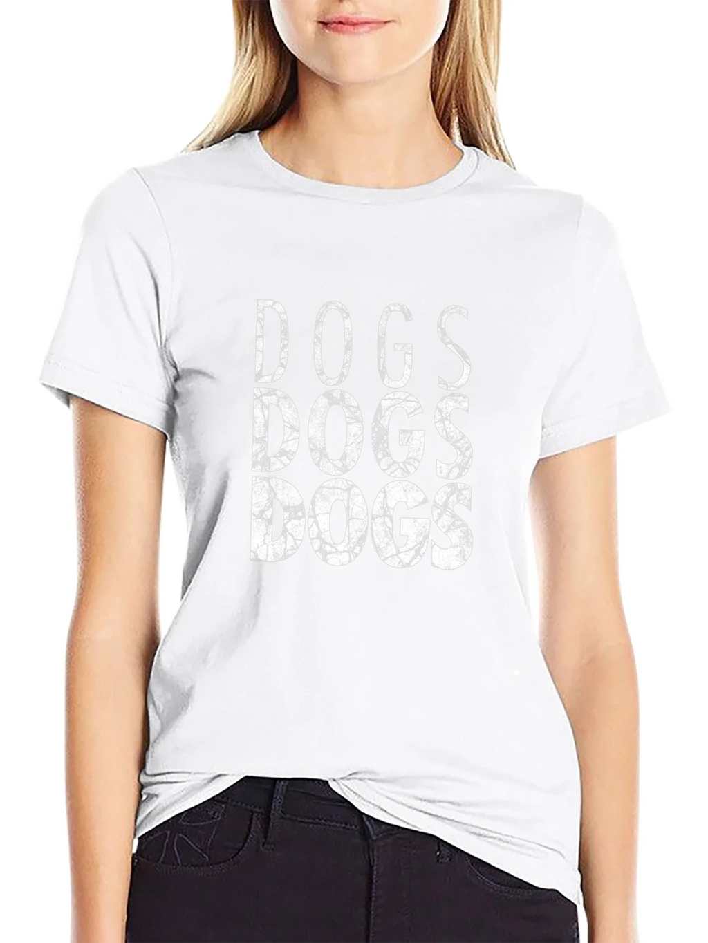 Cool DOGS Graphic Print Black T-Shirt product image 8