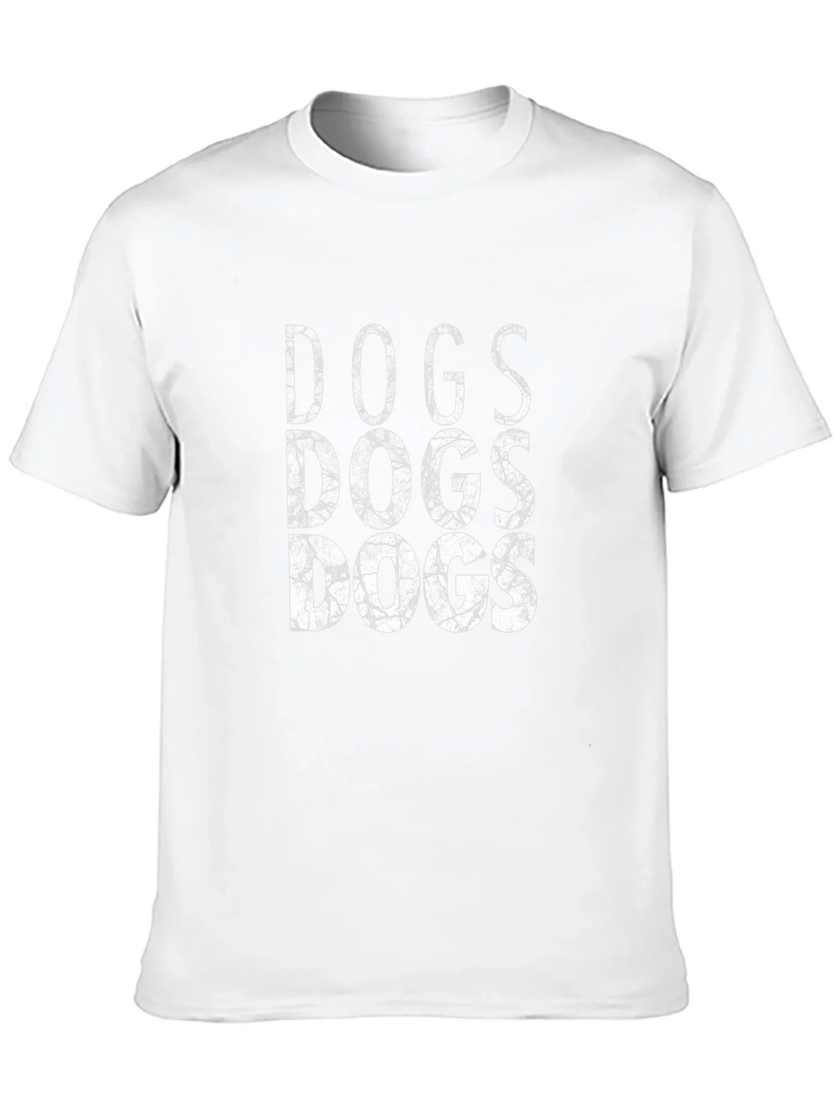 Cool DOGS Graphic Print Black T-Shirt product image 9