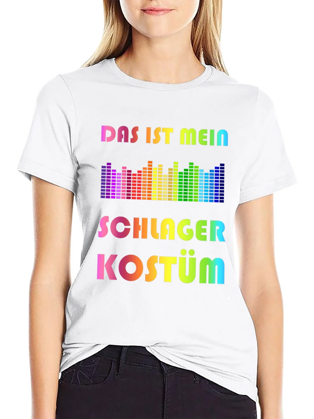 Schlager Kostüm Rainbow T-Shirt - Music Festival Outfit product image 8