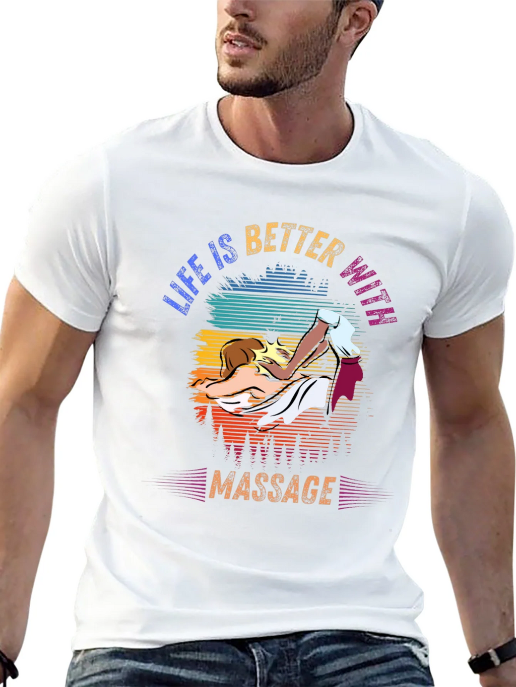 Life is Better with Massage T-Shirt product image 12