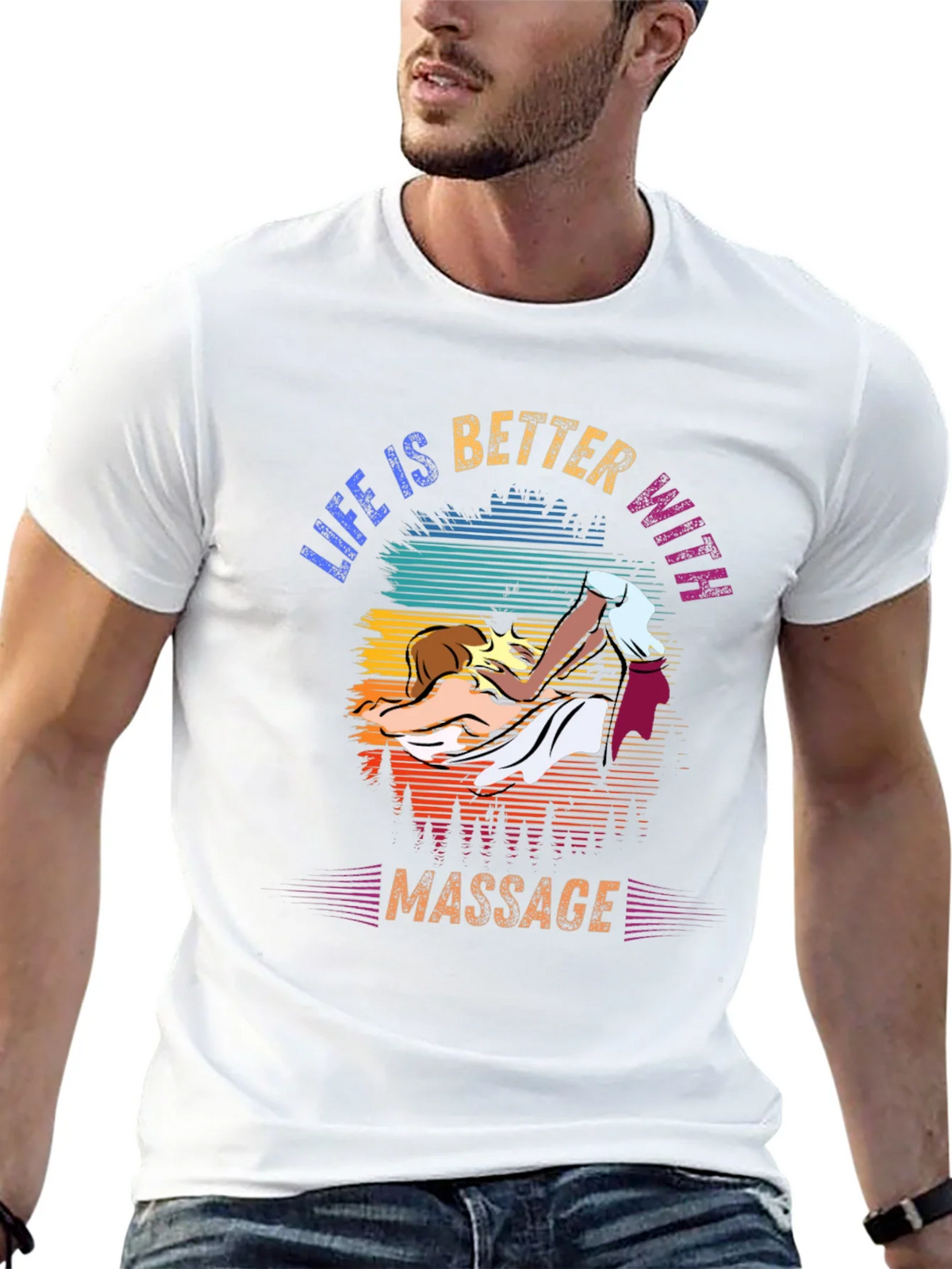 Life is Better with Massage T-Shirt product image 12