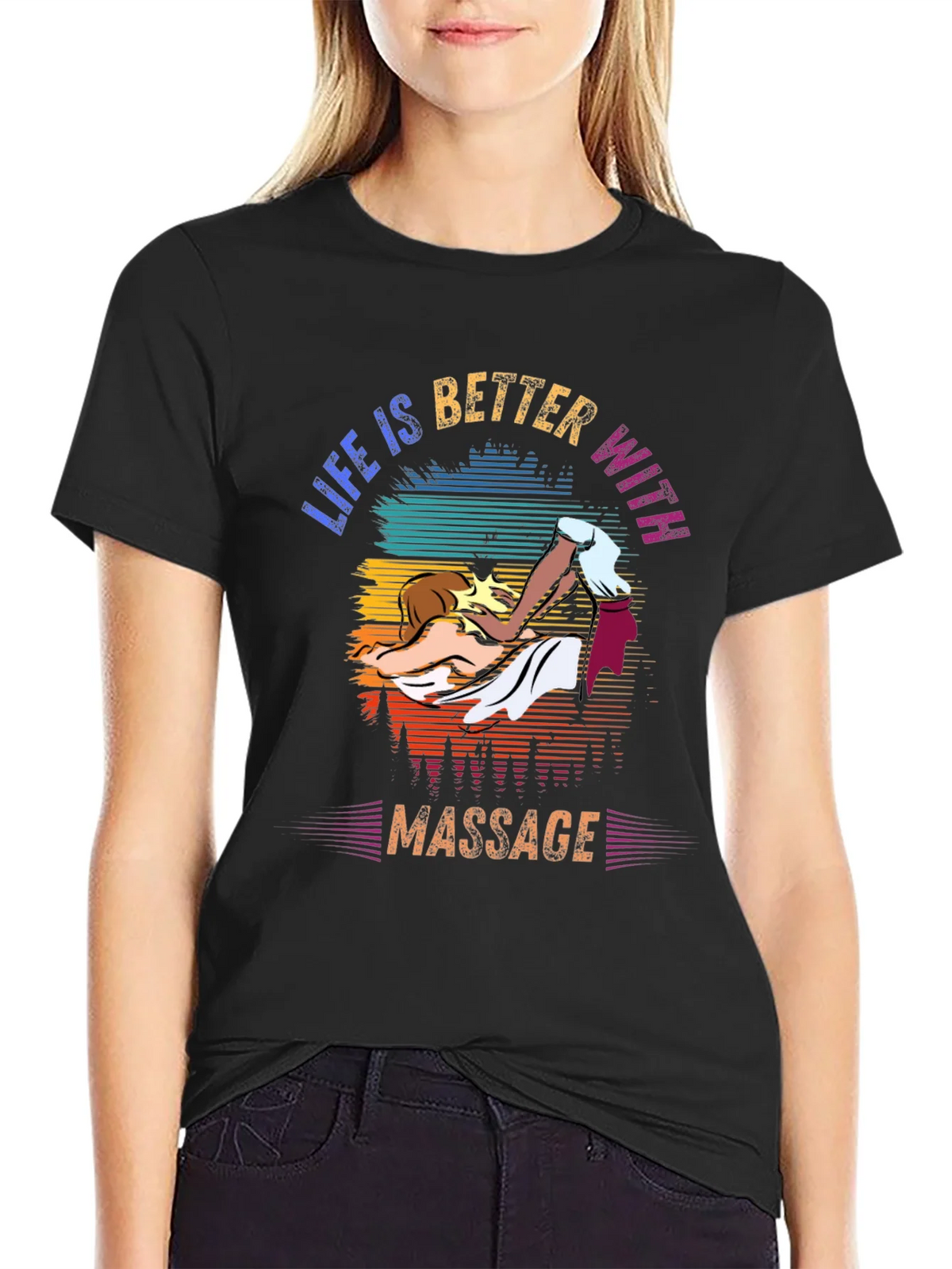 Life is Better with Massage T-Shirt product image 2