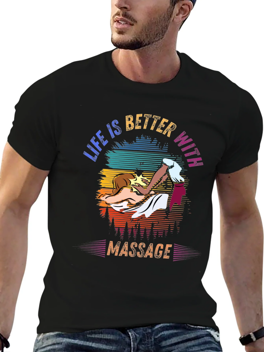 Life is Better with Massage T-Shirt product image 6
