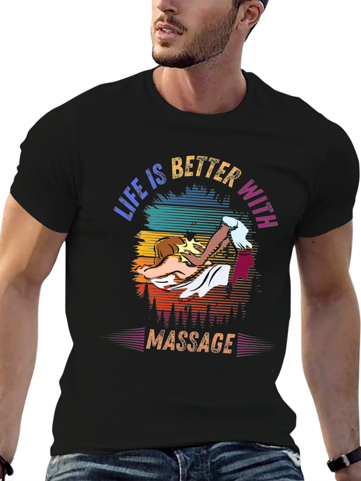 Life is Better with Massage T-Shirt product image 6