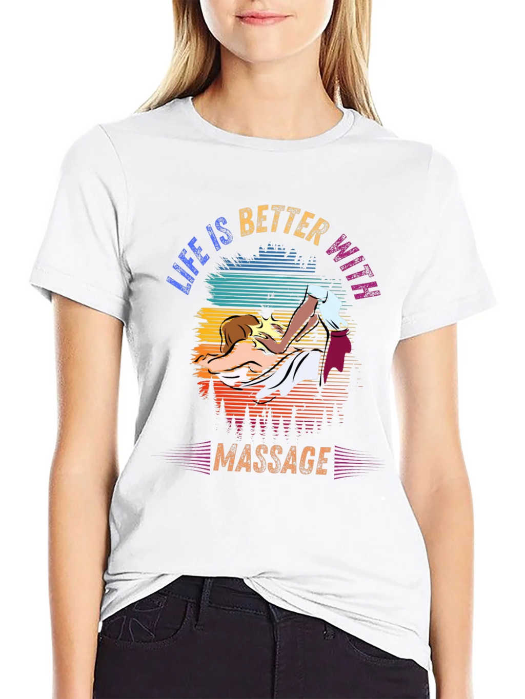 Life is Better with Massage T-Shirt product image 8