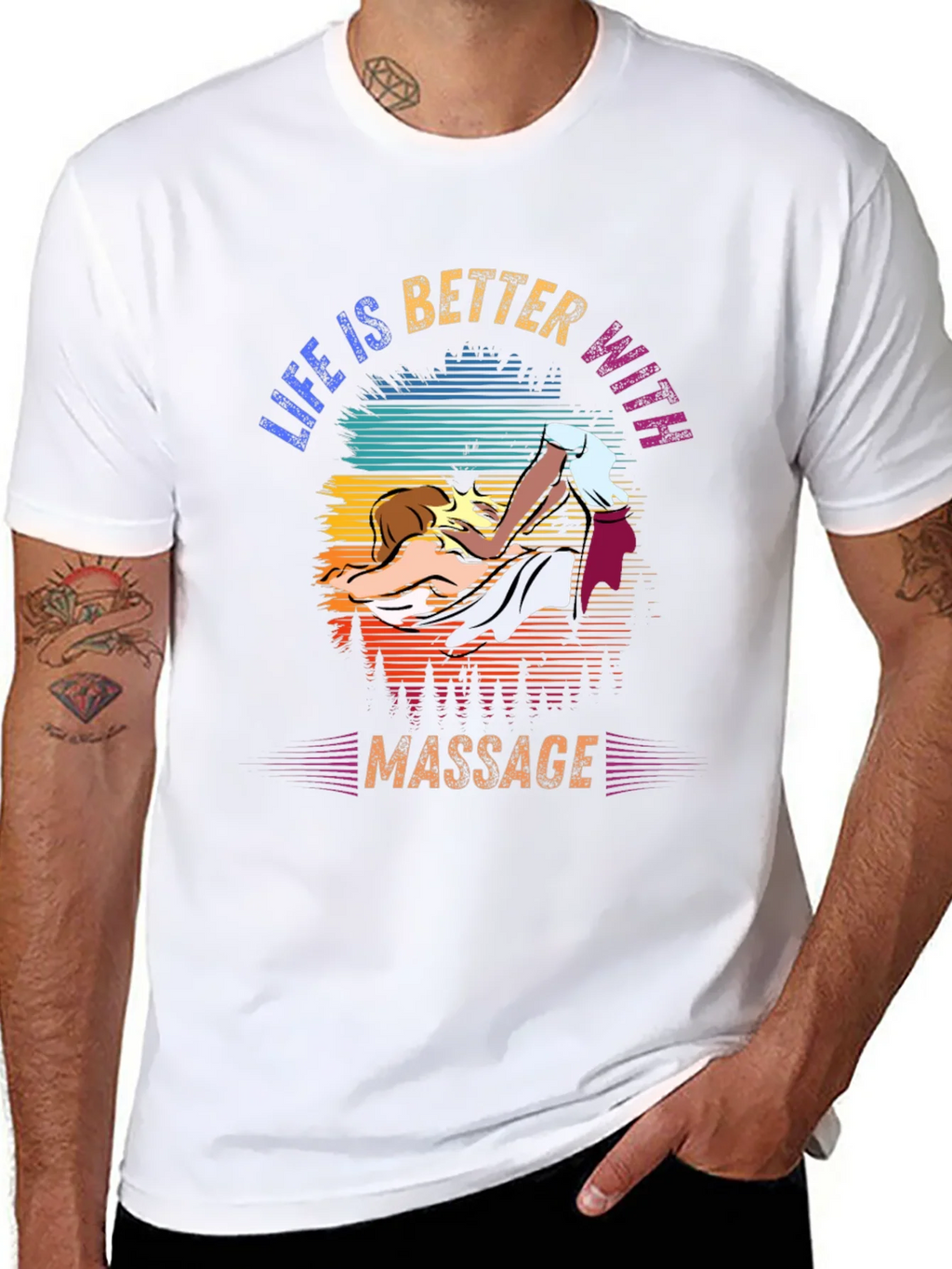 Life is Better with Massage T-Shirt product image 7