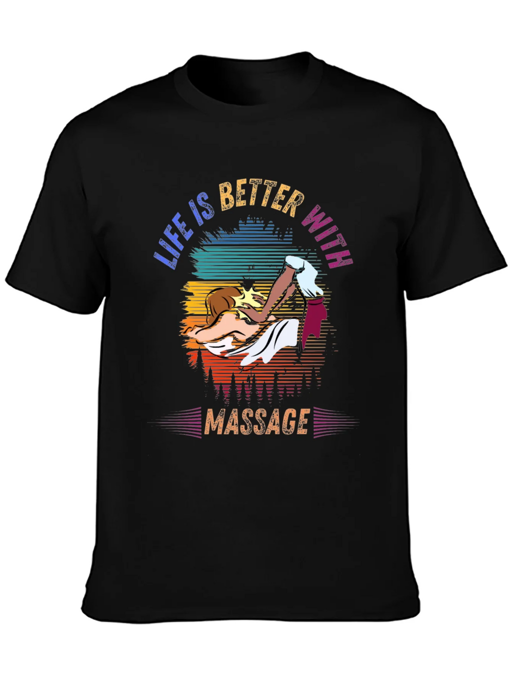 Life is Better with Massage T-Shirt product image 3