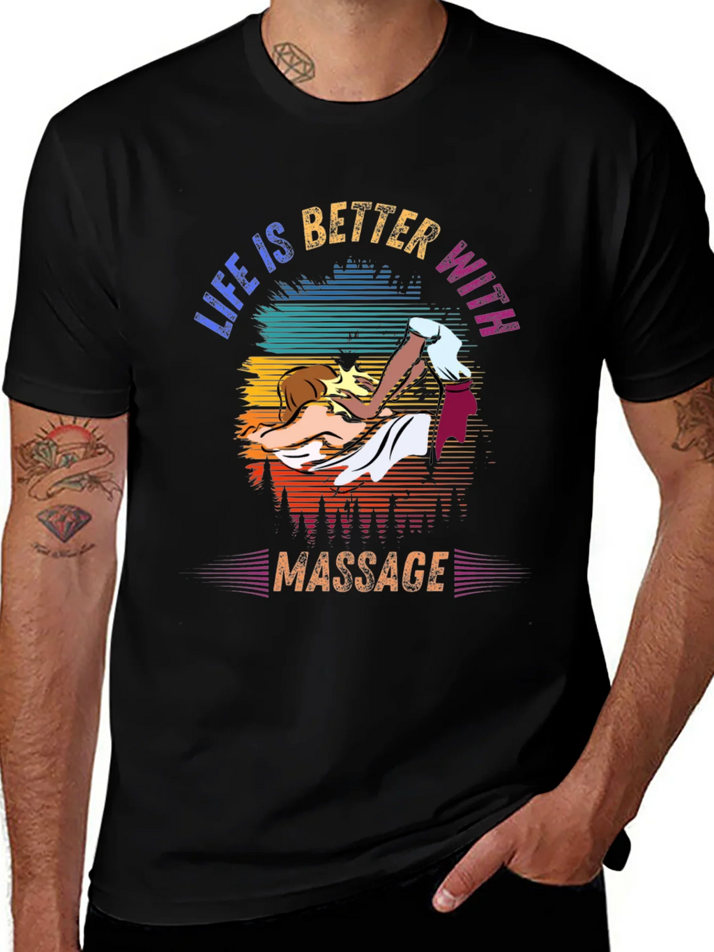 Life is Better with Massage T-Shirt product image 1