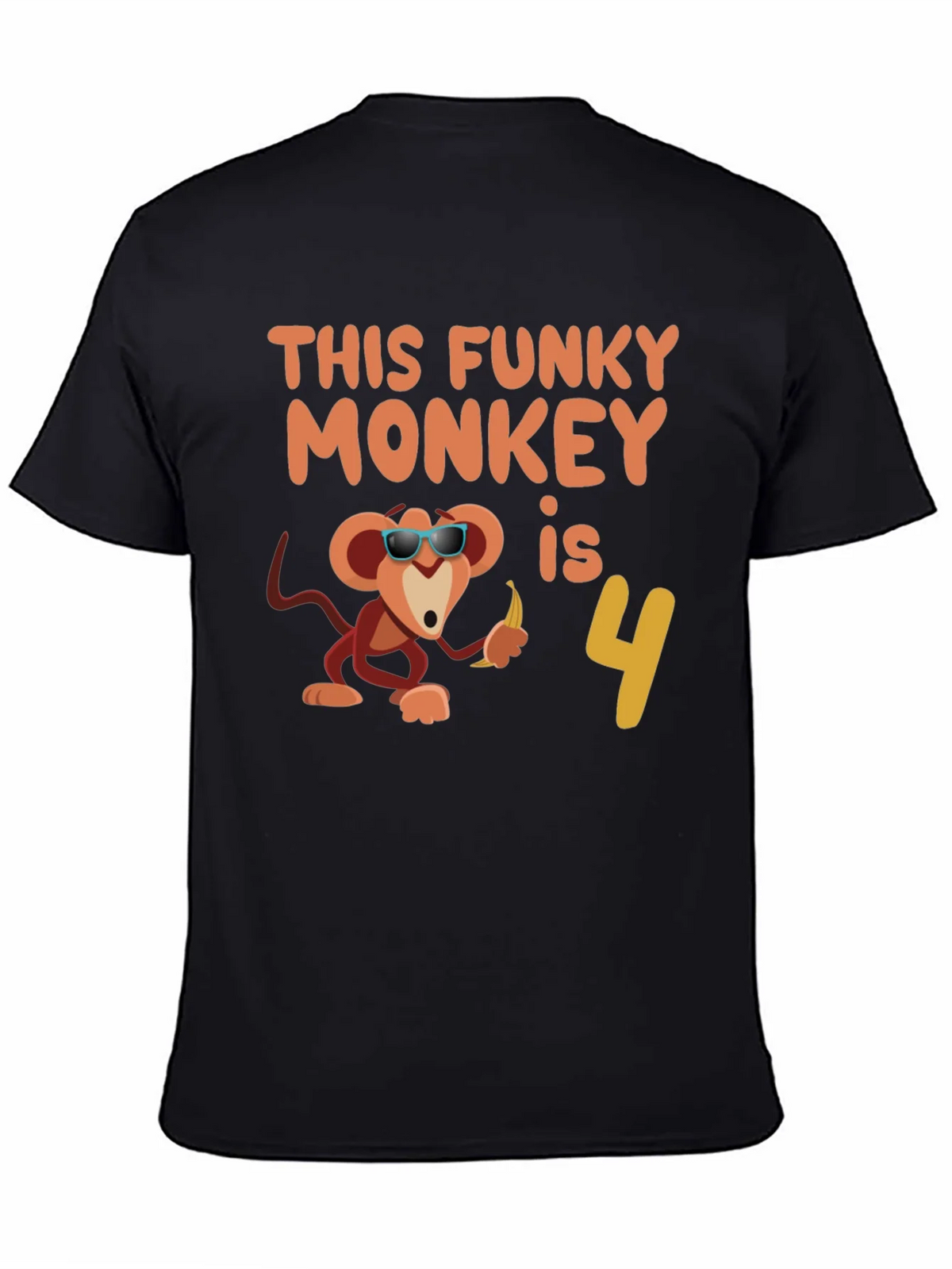 Funky Monkey Birthday T-Shirt: 4th Apparel product image 4
