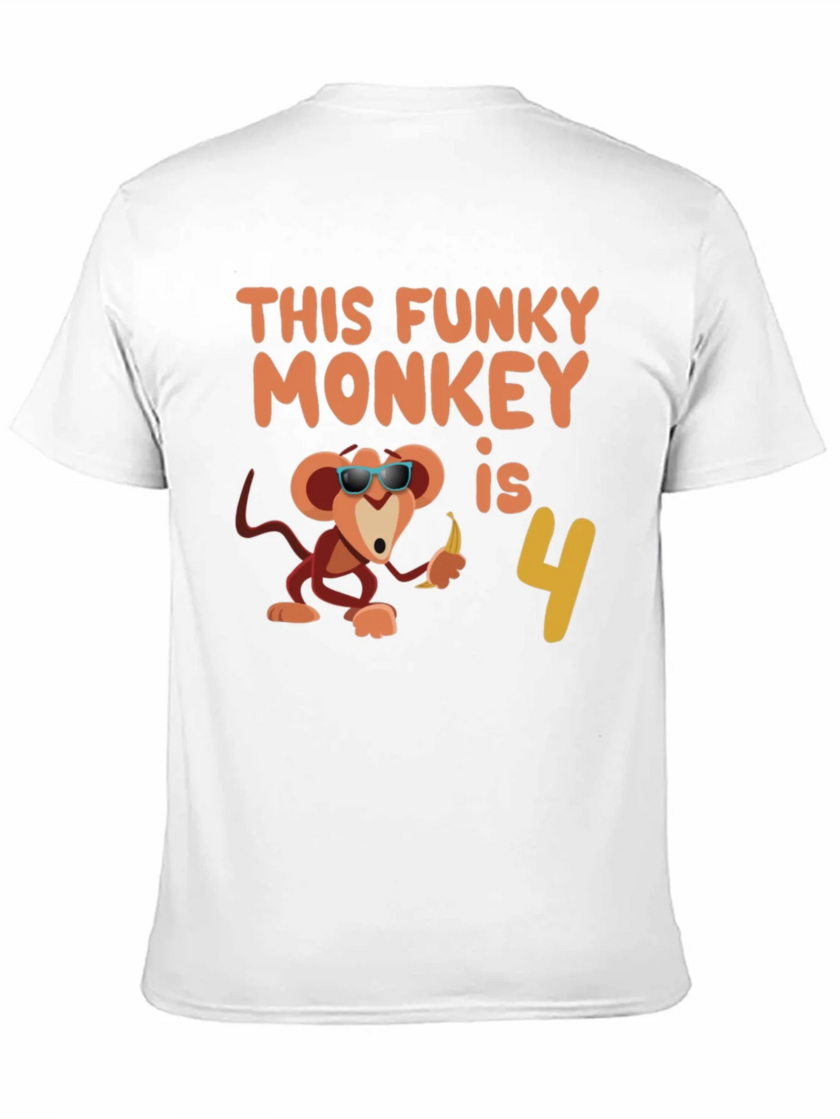 Funky Monkey Birthday T-Shirt: 4th Apparel product image 10