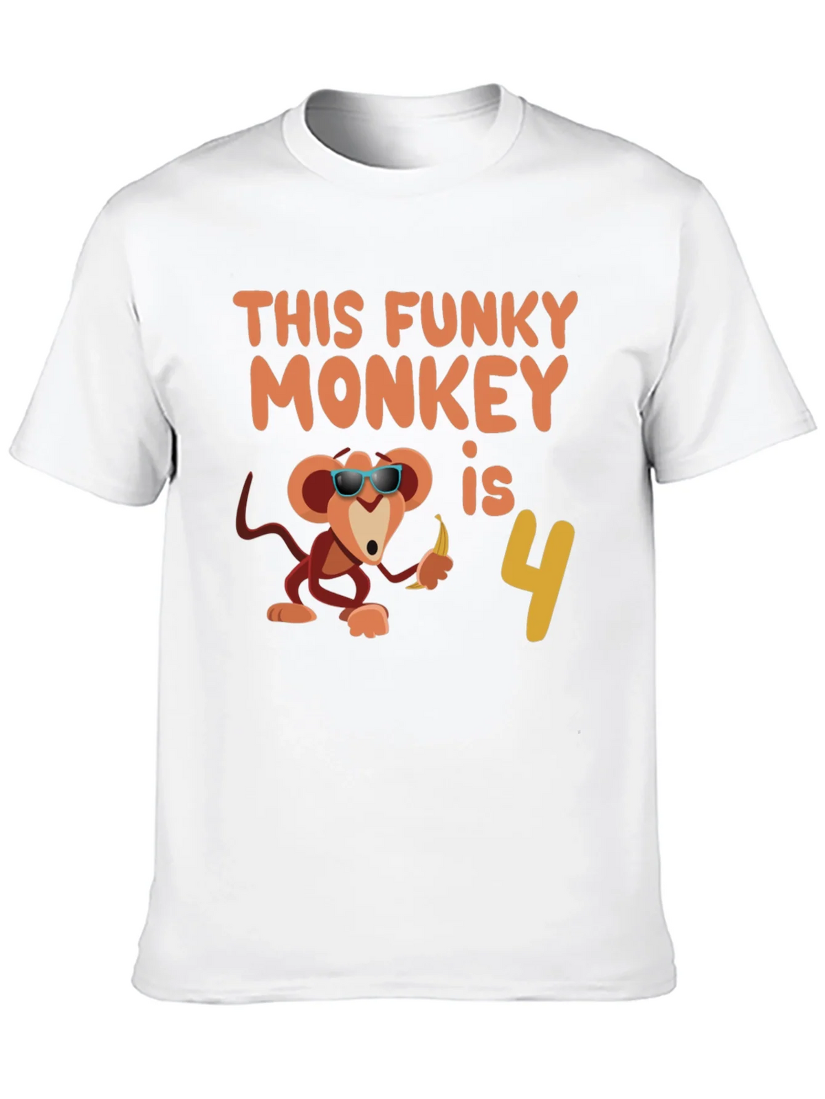 Funky Monkey Birthday T-Shirt: 4th Apparel product image 9