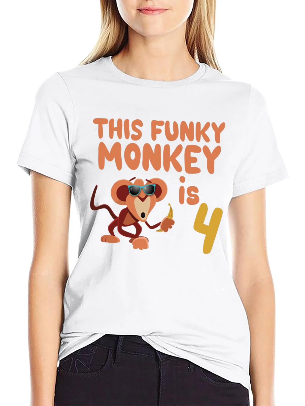 Funky Monkey Birthday T-Shirt: 4th Apparel product image 8