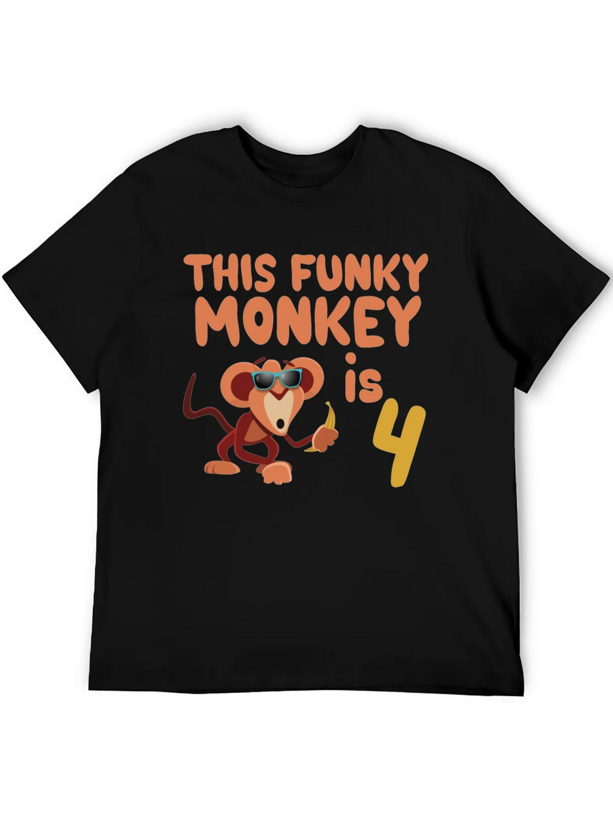 Funky Monkey Birthday T-Shirt: 4th Apparel product image 5