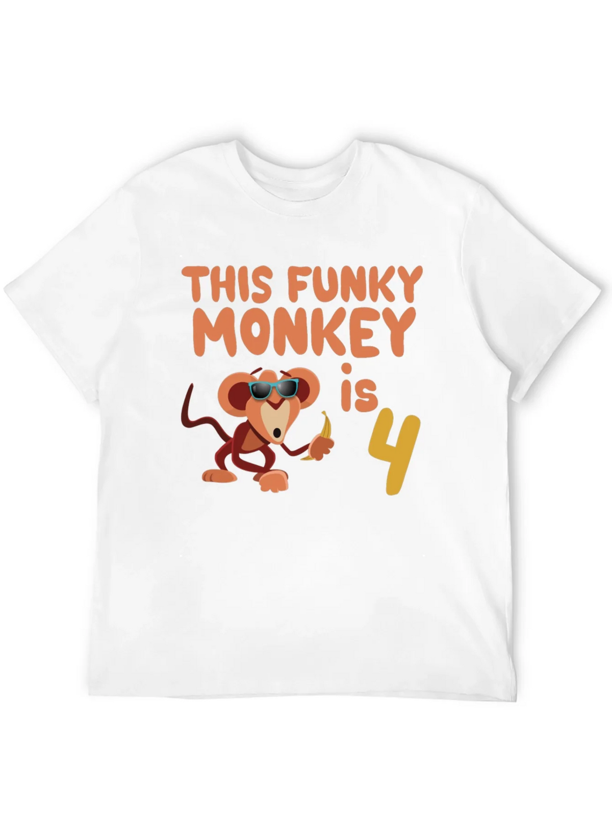 Funky Monkey Birthday T-Shirt: 4th Apparel product image 11
