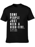 Sarcastic Humor Graphic Tee - High Five in the Face product image 1