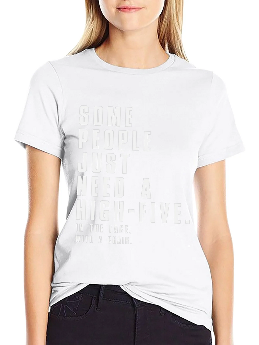 Sarcastic Humor Graphic Tee - High Five in the Face product image 3