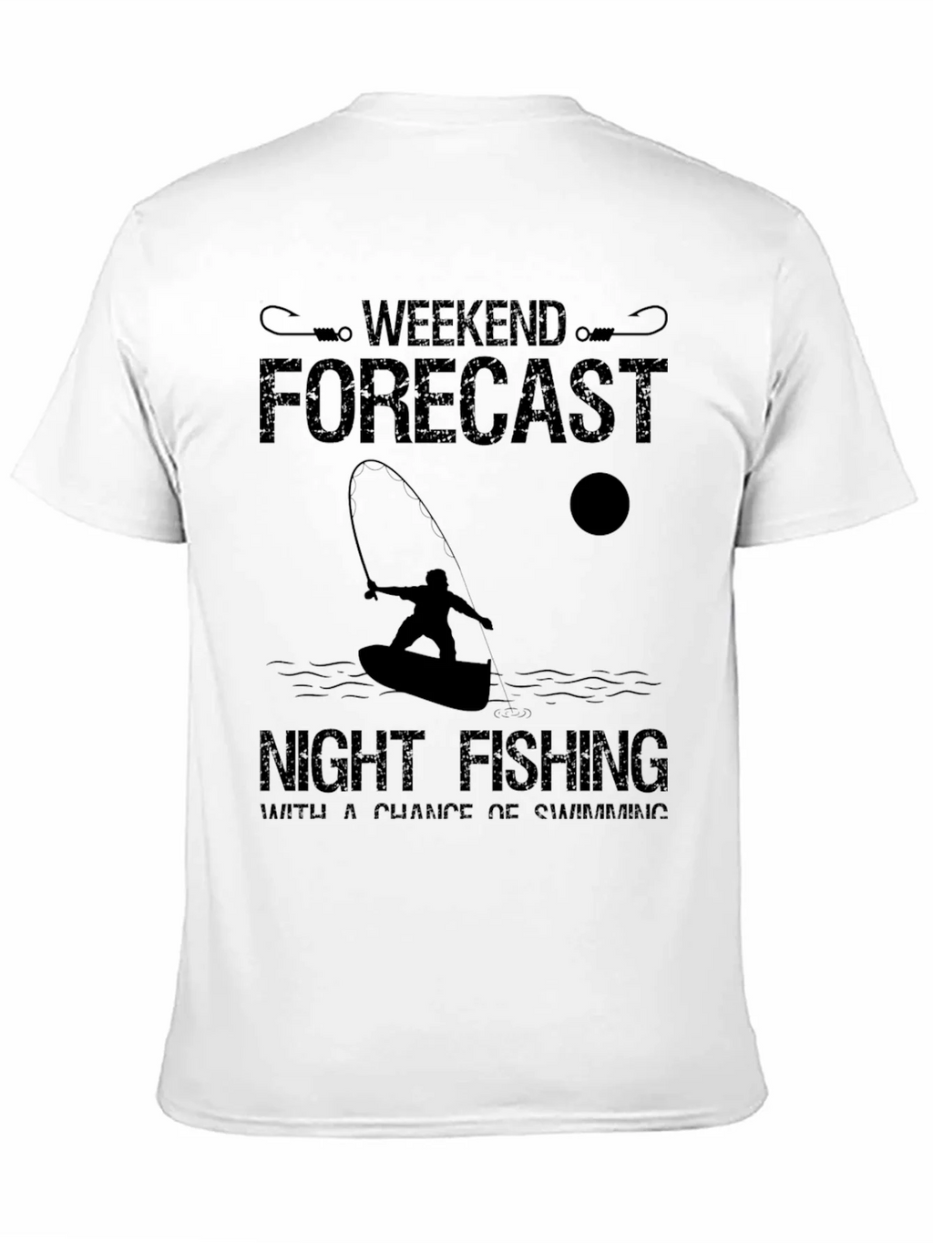 Weekend Forecast: Night Fishing T-Shirt product image 6