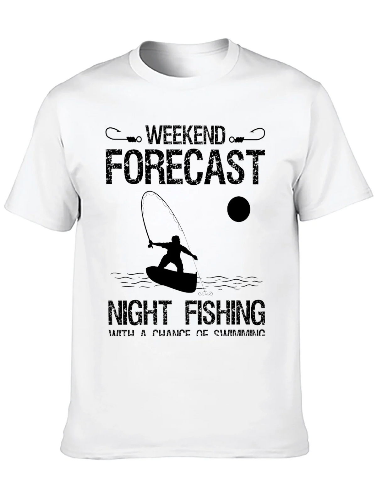 Weekend Forecast: Night Fishing T-Shirt product image 5