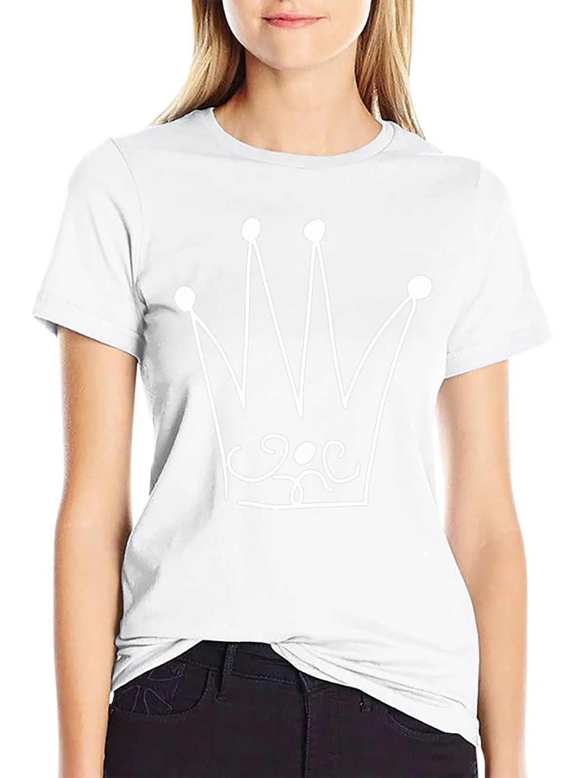 Crown Graphic Print Black T-Shirt product image 7