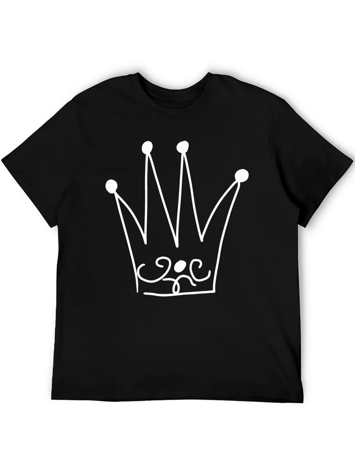 Crown Graphic Print Black T-Shirt product image 4