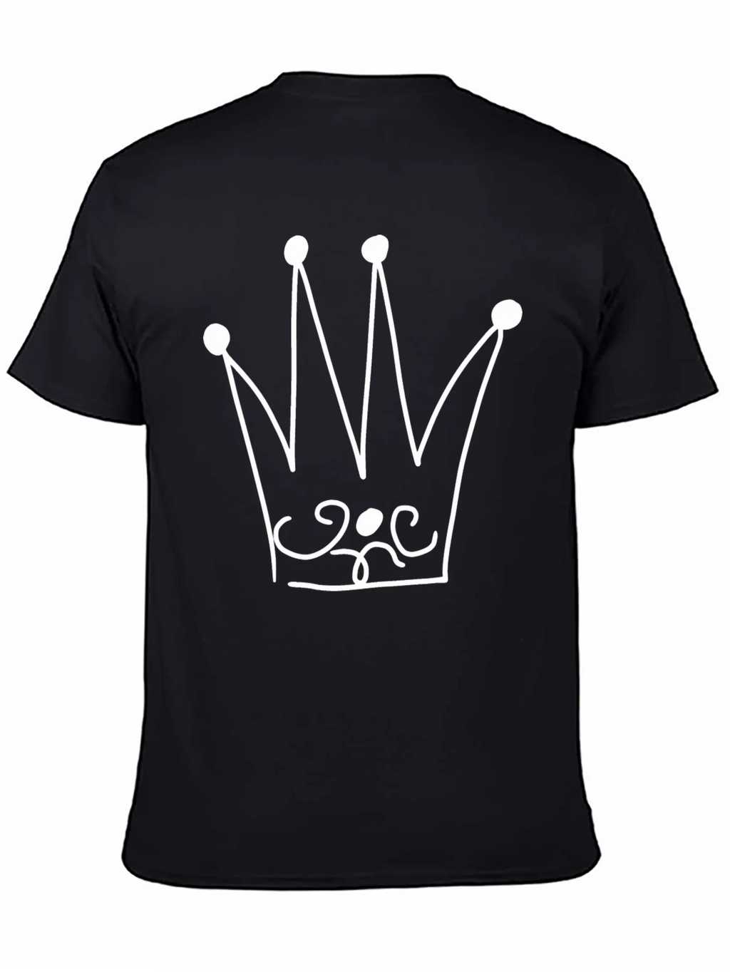 Crown Graphic Print Black T-Shirt product image 3