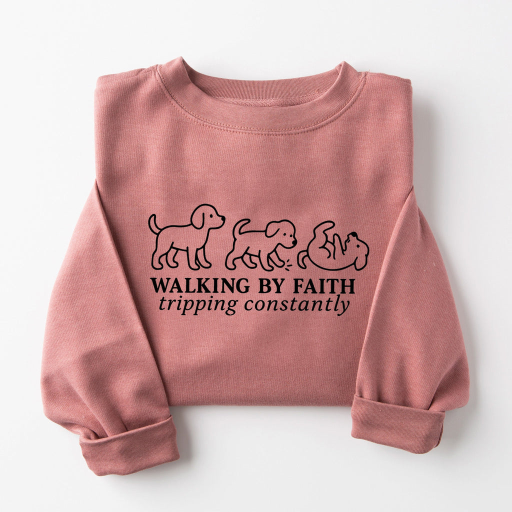 Walking By Faith Dogs Sweatshirt product image 2