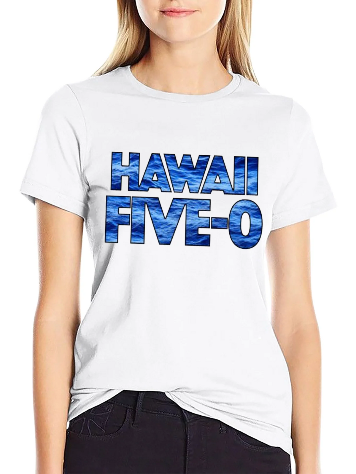 Hawaii Five-O Wave T-Shirt Black product image 6