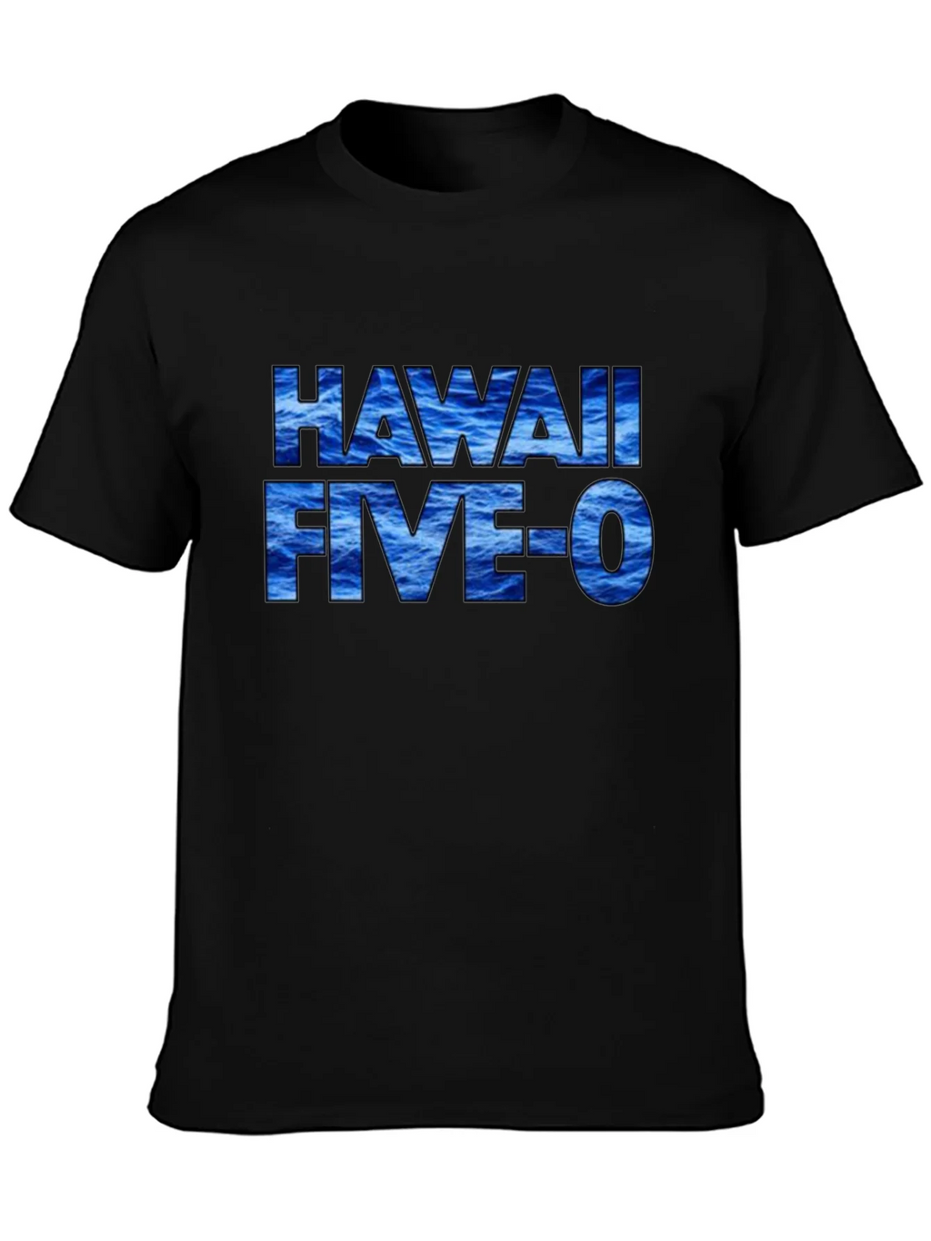 Hawaii Five-O Wave T-Shirt Black product image 1