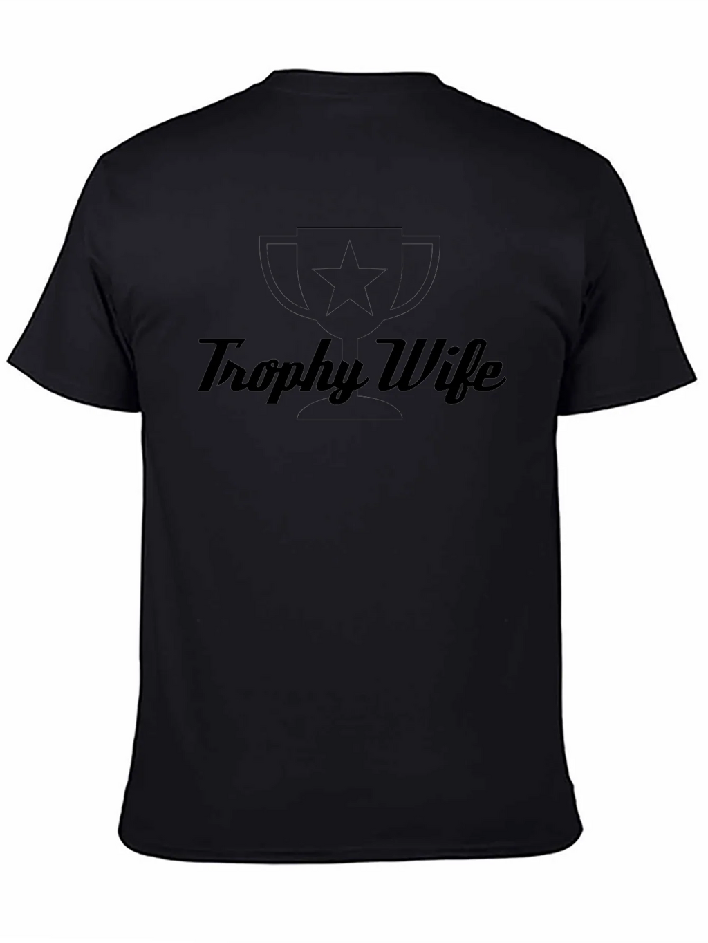 Trophy Wife Graphic Tee - Black product image 1