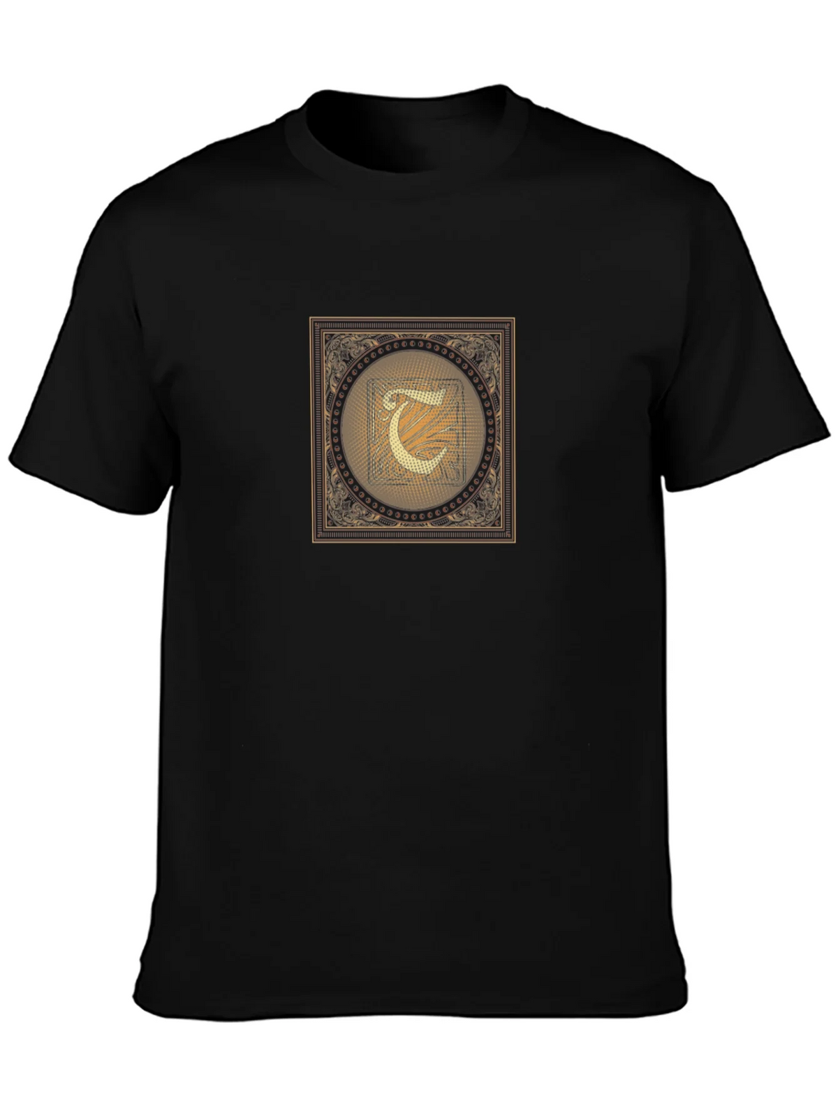 Ornate Initial T-Shirt - Vintage Design product image 3