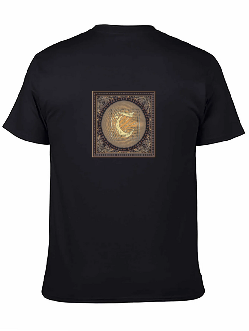Ornate Initial T-Shirt - Vintage Design product image 4