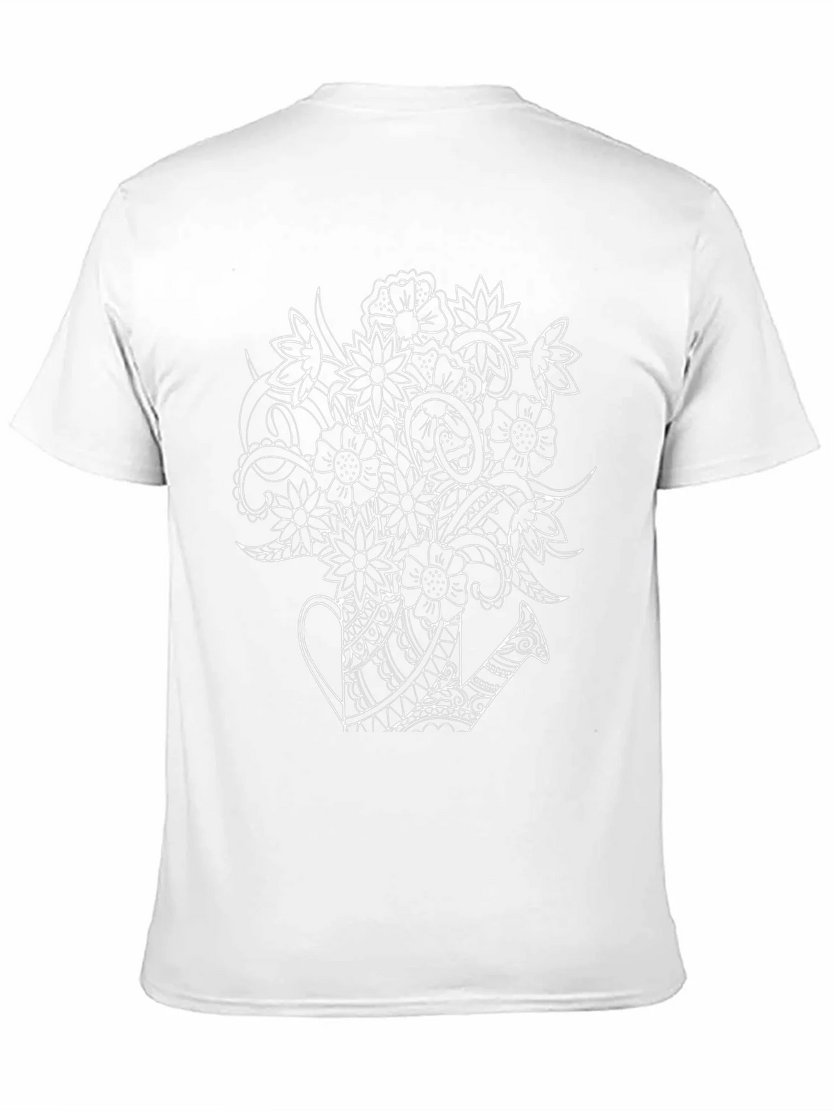 Floral Watering Can Graphic T-Shirt - Black product image 10