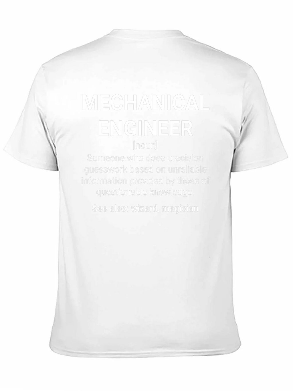 Mechanical Engineer Definition Graphic T-Shirt product image 10