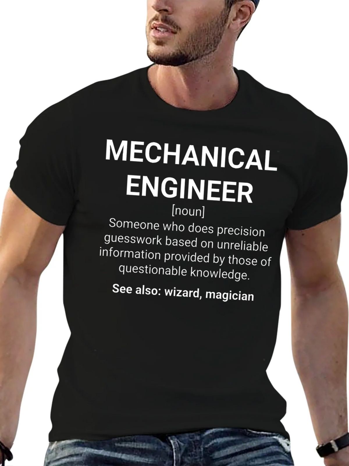 Mechanical Engineer Definition Graphic T-Shirt product image 6