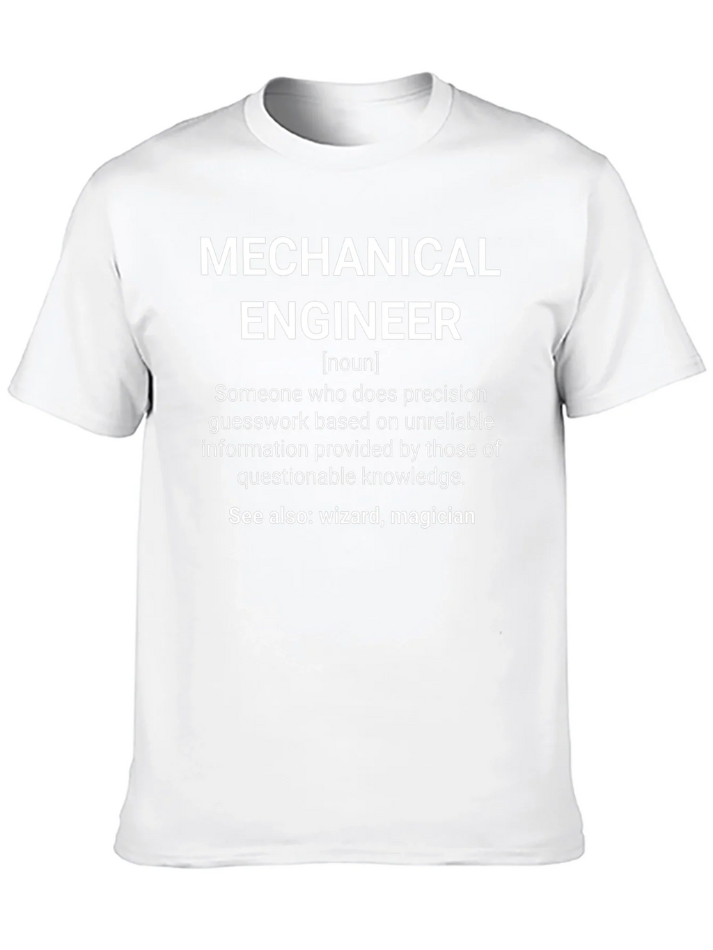 Mechanical Engineer Definition Graphic T-Shirt product image 9