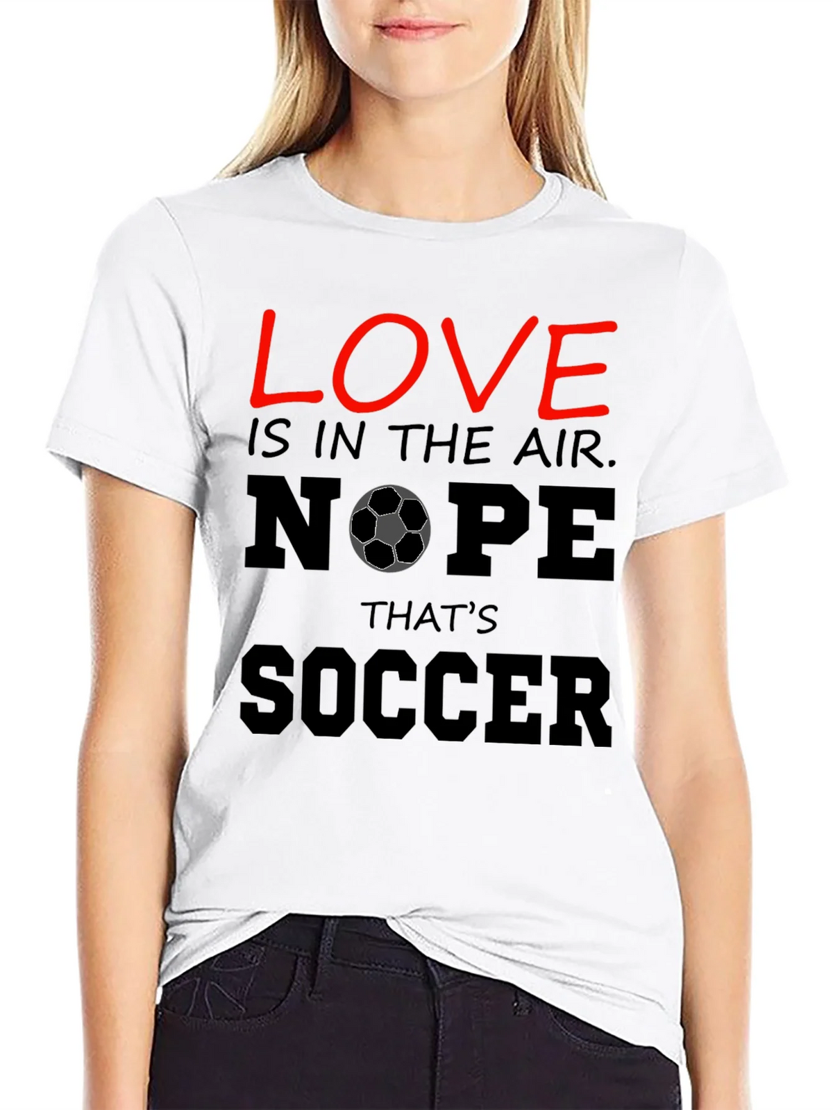Funny Soccer T-Shirt - Love Nope Thats product image 8
