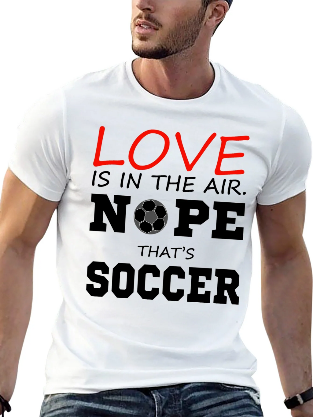 Funny Soccer T-Shirt - Love Nope Thats product image 12