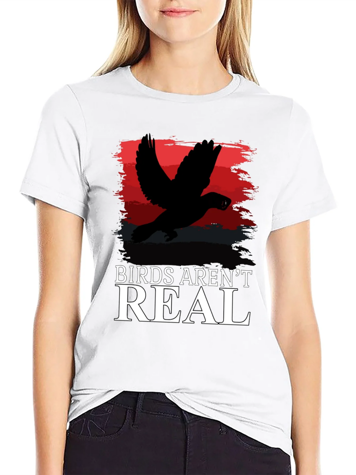Birds Arent Real Graphic T-Shirt product image 4