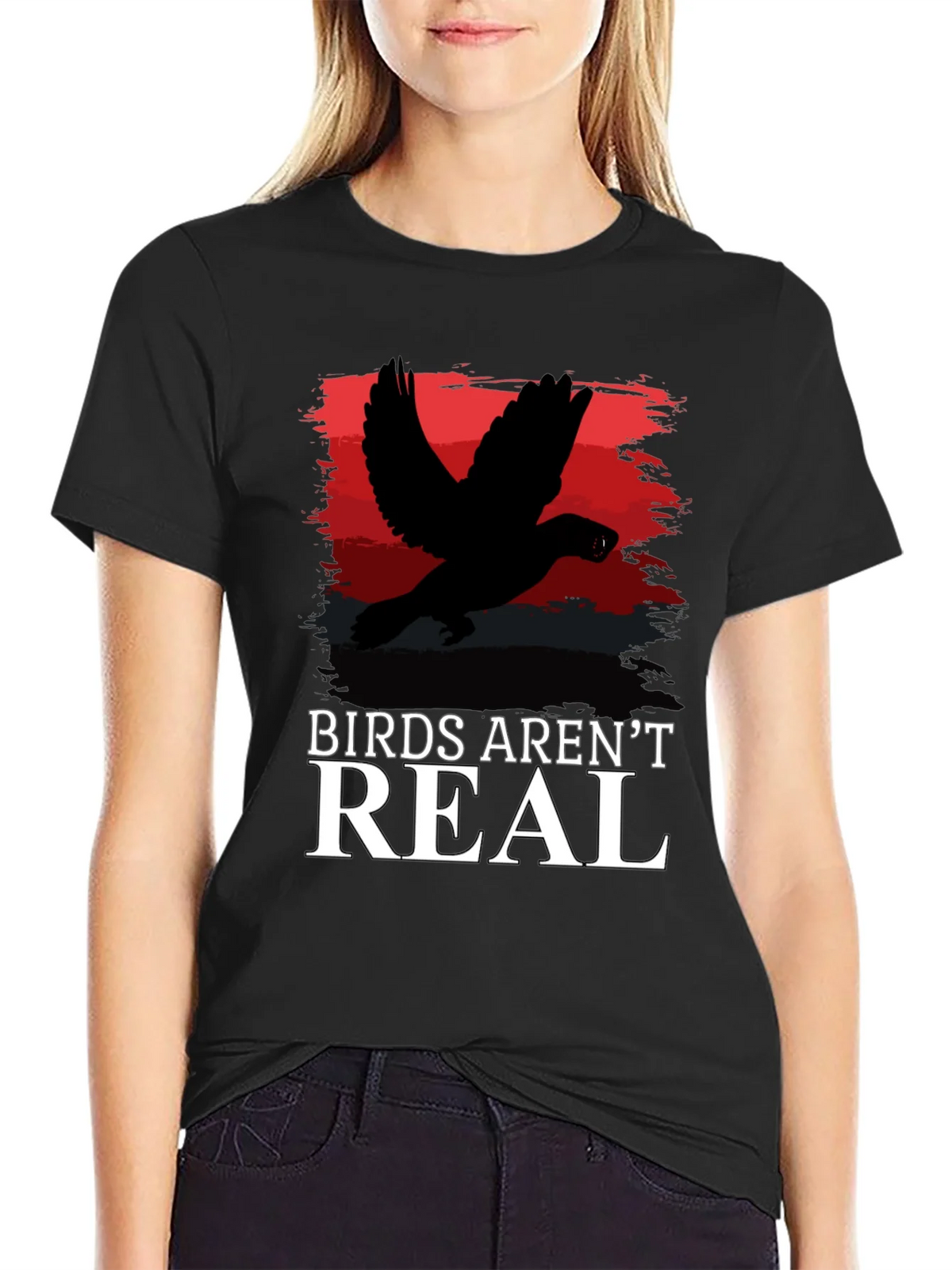 Birds Arent Real Graphic T-Shirt product image 2
