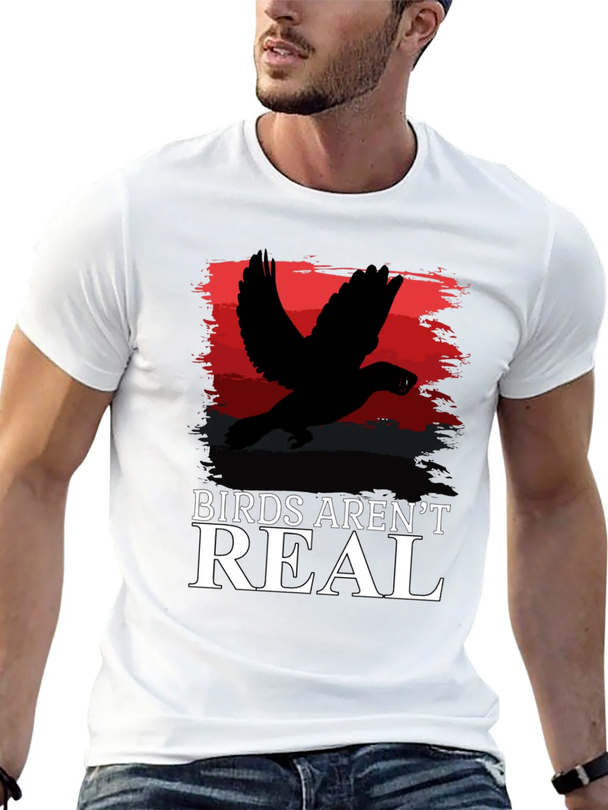 Birds Arent Real Graphic T-Shirt product image 6