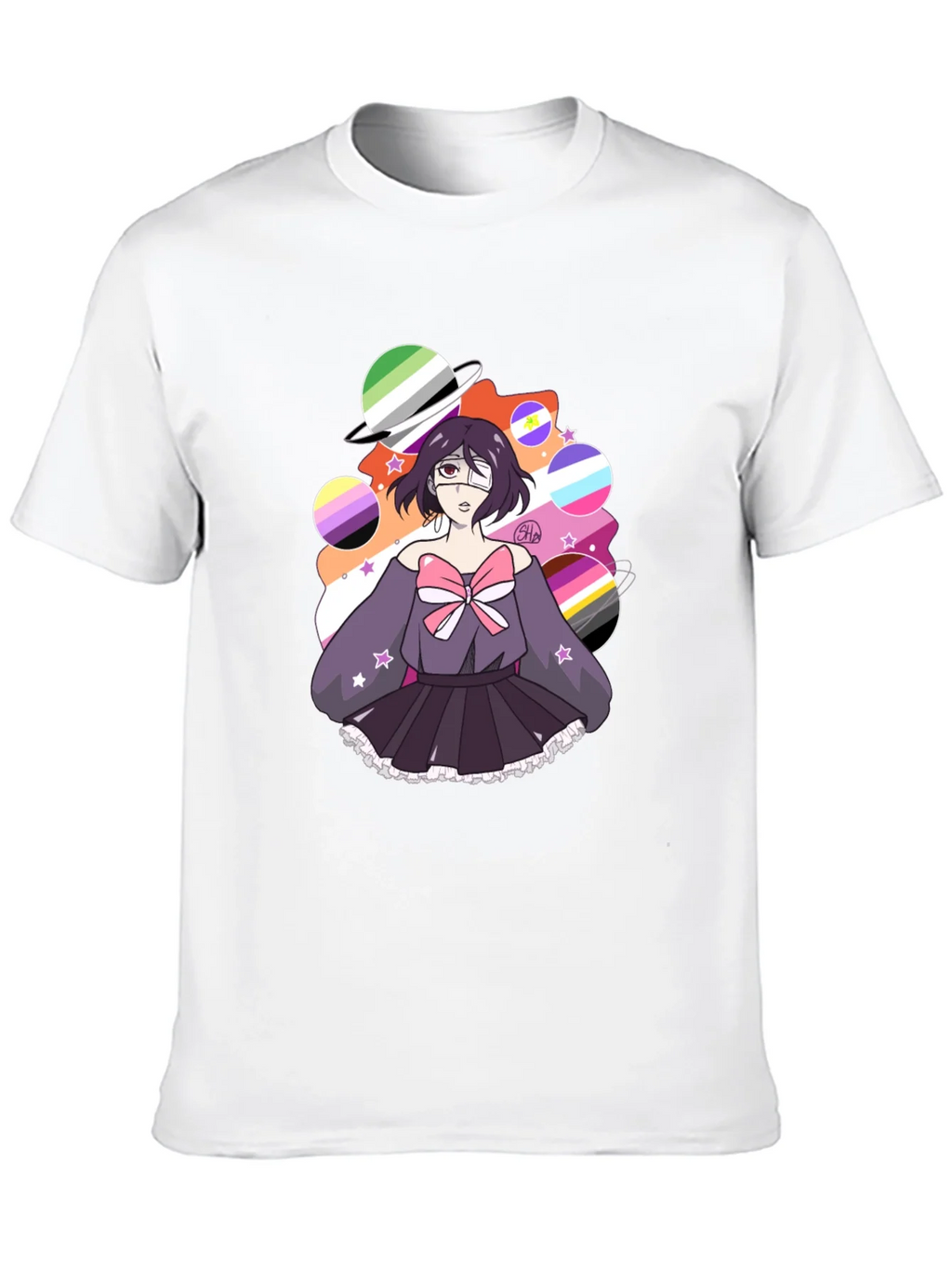 LGBTQ+ Pride Anime Graphic T-Shirt product image 6