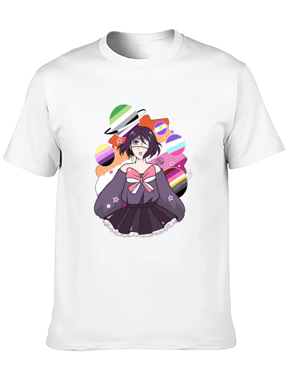 LGBTQ+ Pride Anime Graphic T-Shirt product image 6