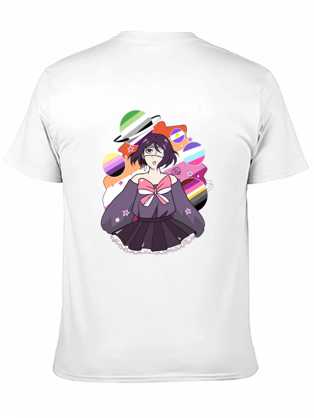 LGBTQ+ Pride Anime Graphic T-Shirt product image 7