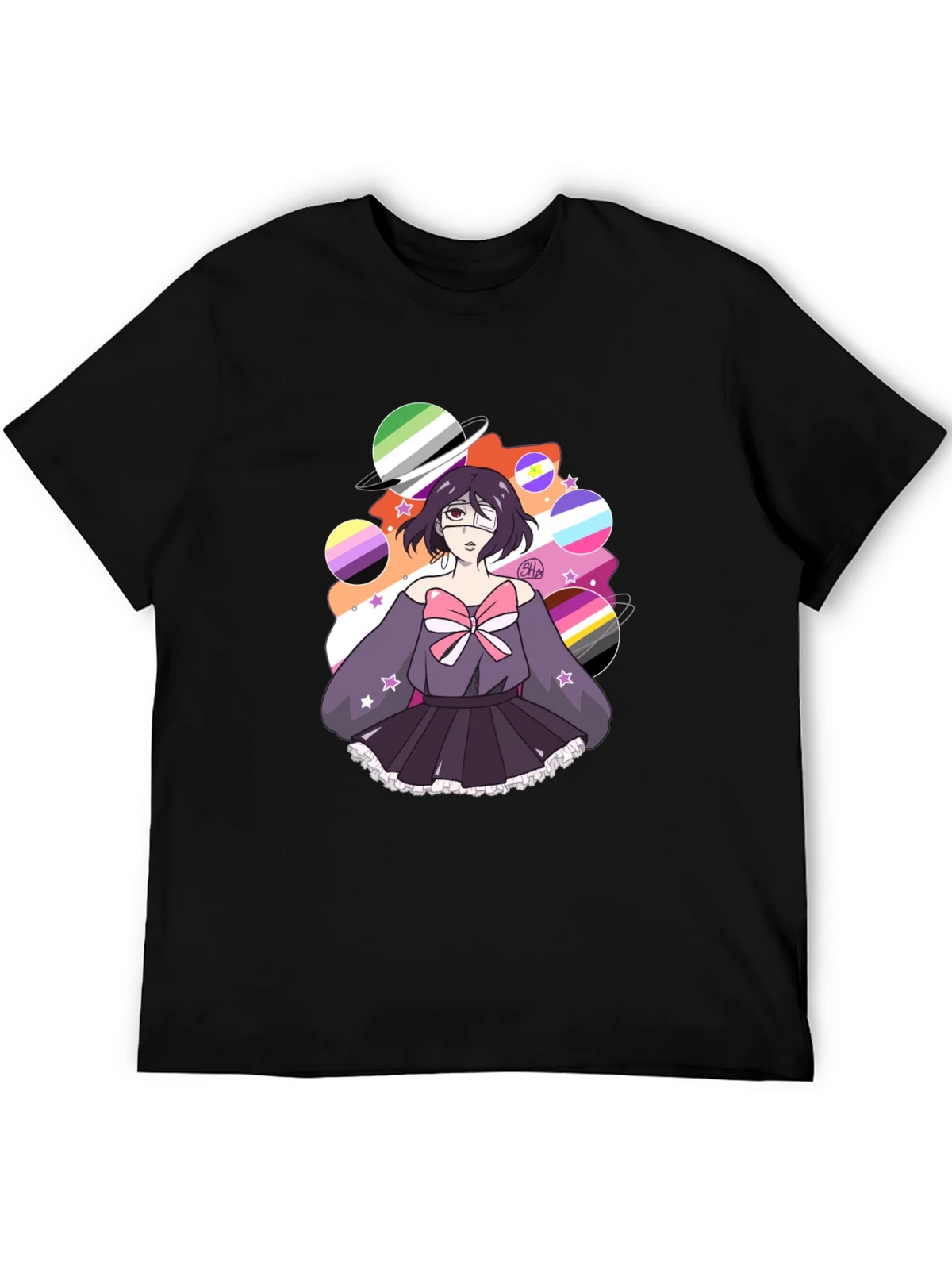 LGBTQ+ Pride Anime Graphic T-Shirt product image 3